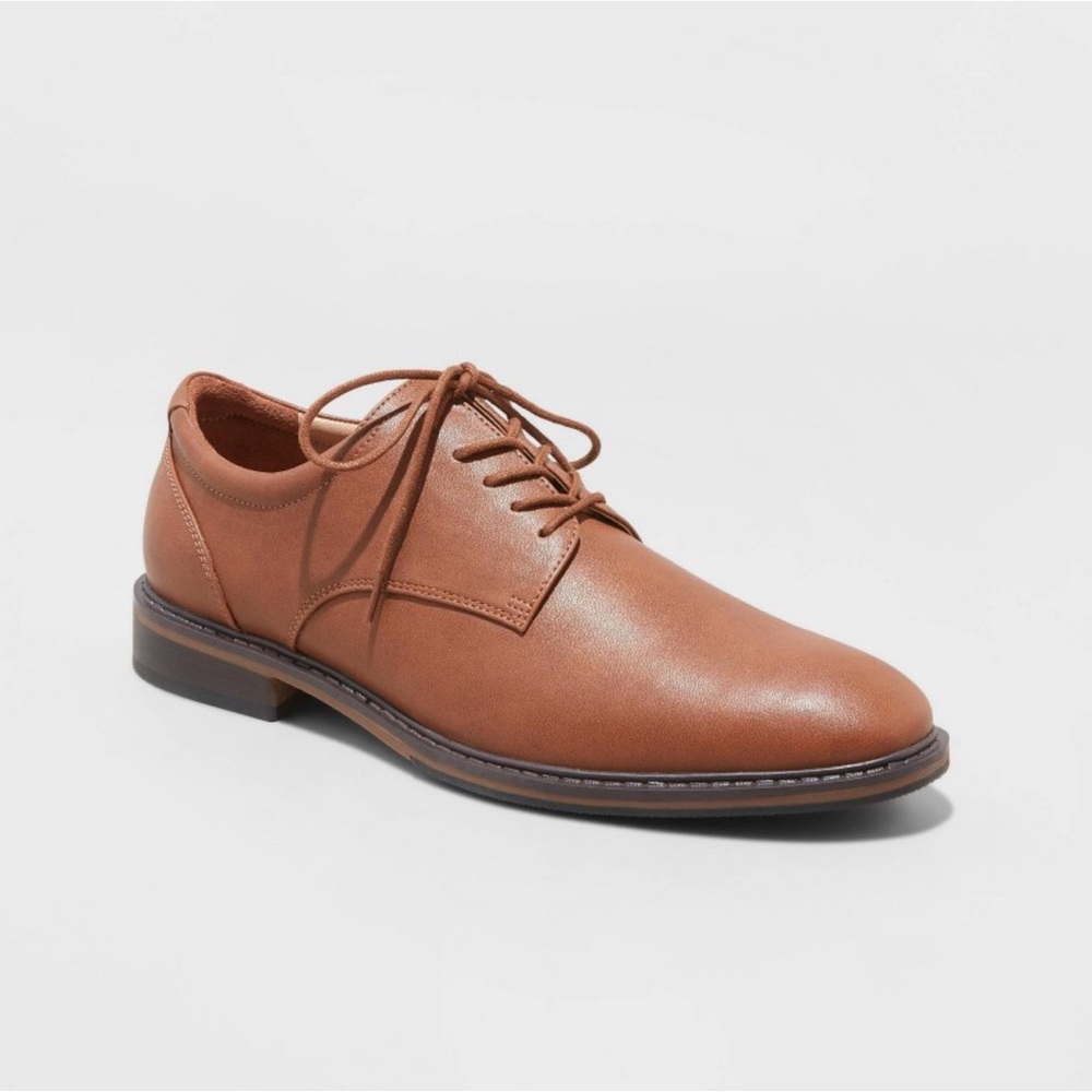 Goodfellow & Co Men's Brown Leather Dress Shoes